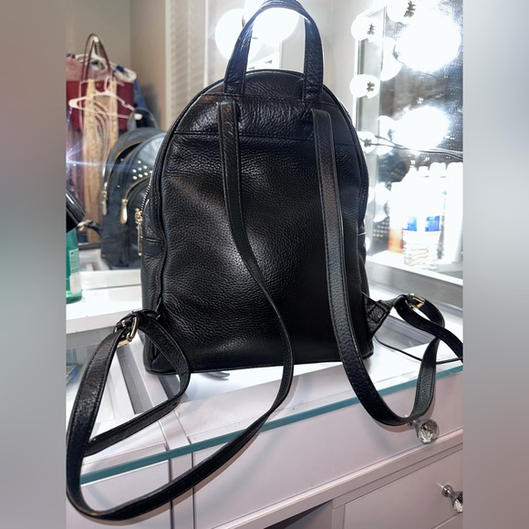 Michael Kors Black and Gold Backpack with Studded Design - Picture 3 of 7